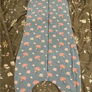 Brand New Kyte BABY Floral Kids Pajamas Sleep Sack - Blue and Pink